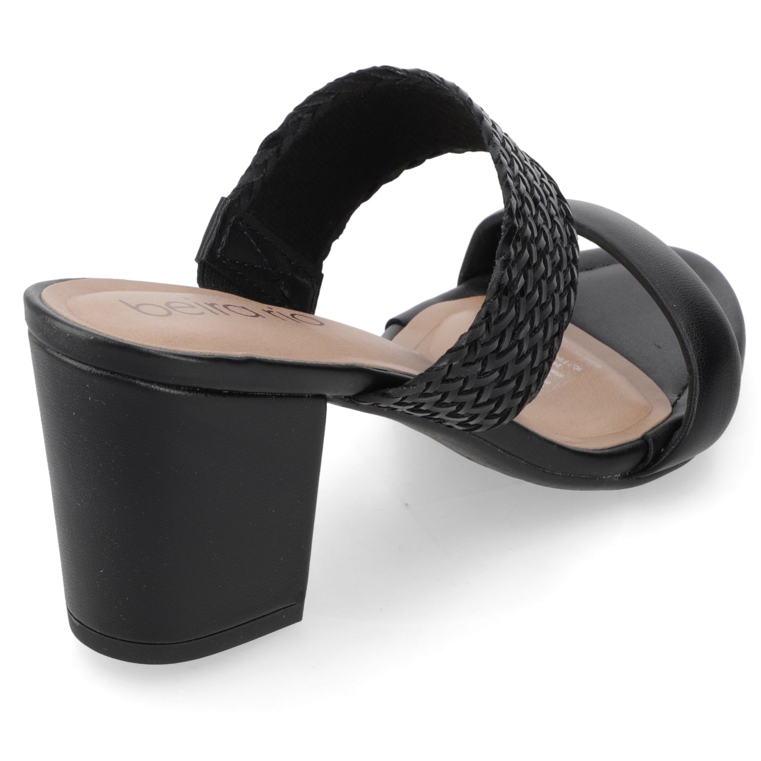 Sandalia Taco Ancho Medio Negro Beira Rio 34 / Negro