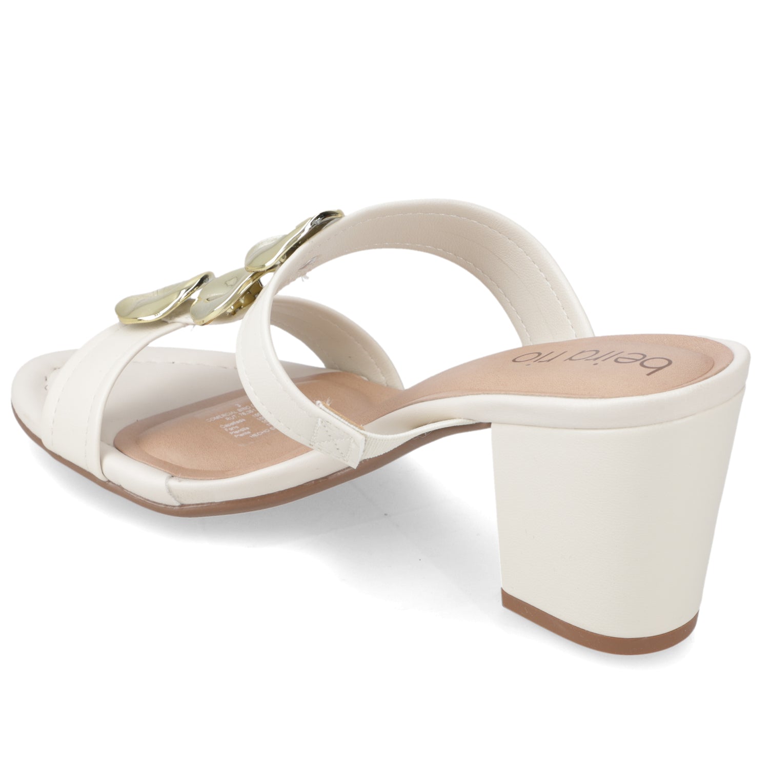 Sandalia Taco Ancho Medio Blanco OFF Beira Rio 34 / Blanco OFF