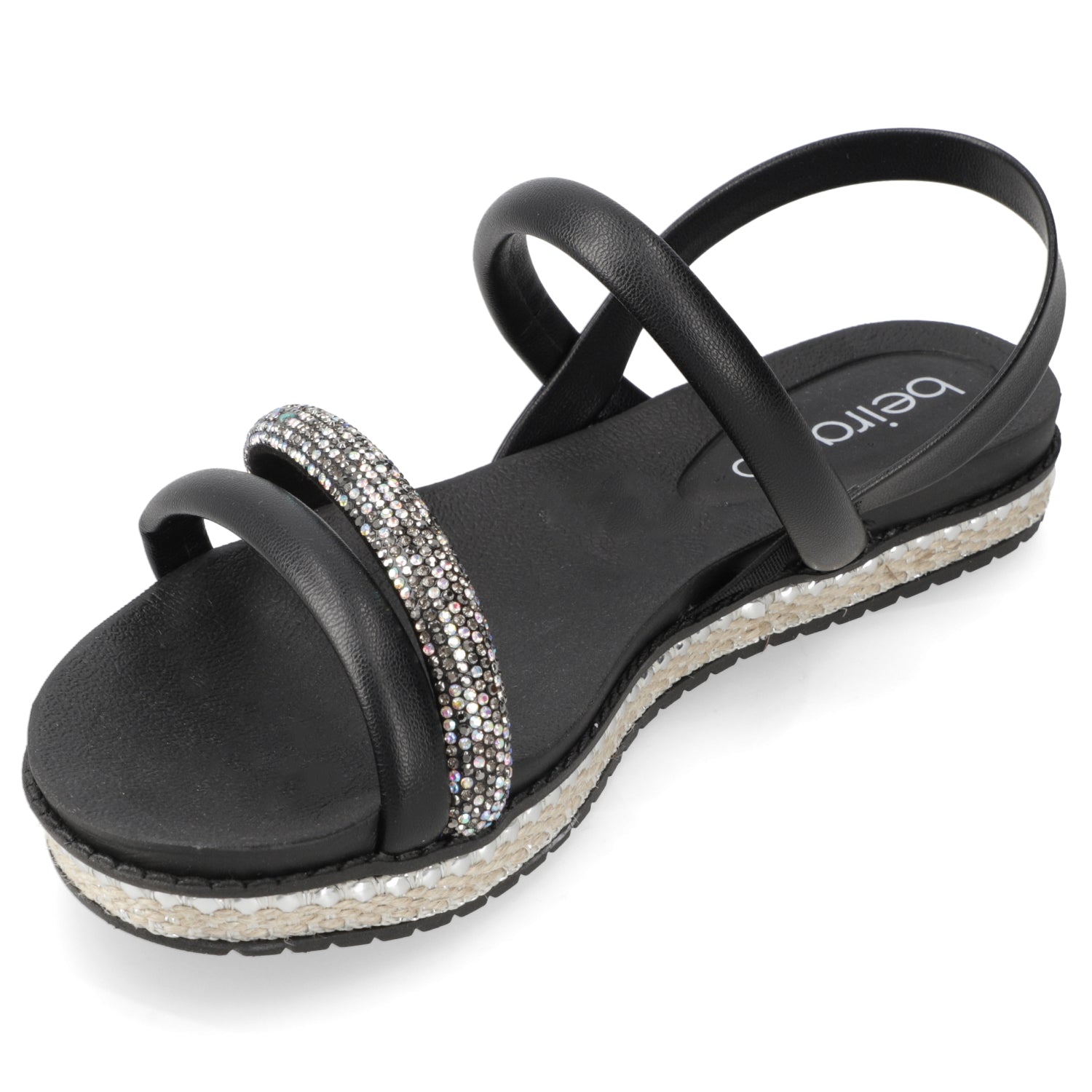 Sandalia Negro Beira Rio 35 / Negro
