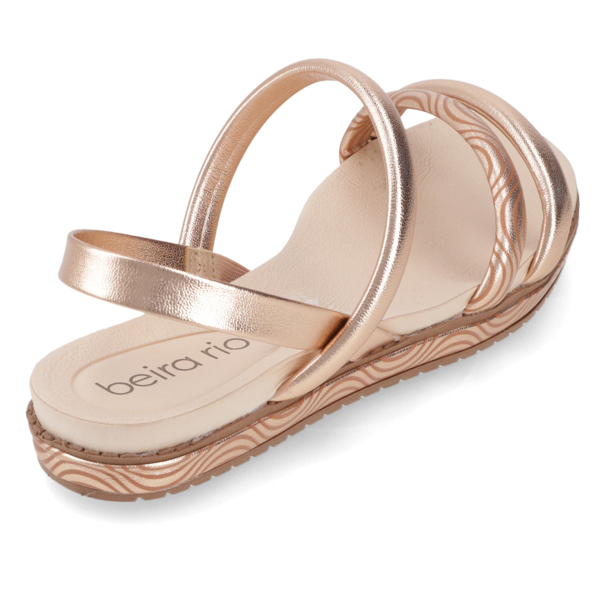 Sandalia Rose Gold Beira Rio 35 / Rose Gold