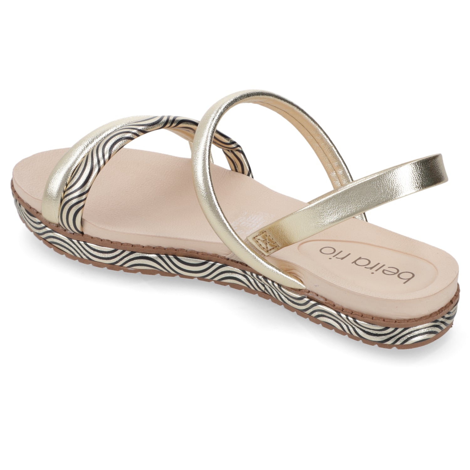 Sandalia Dorado Beira Rio 35 / Dorado