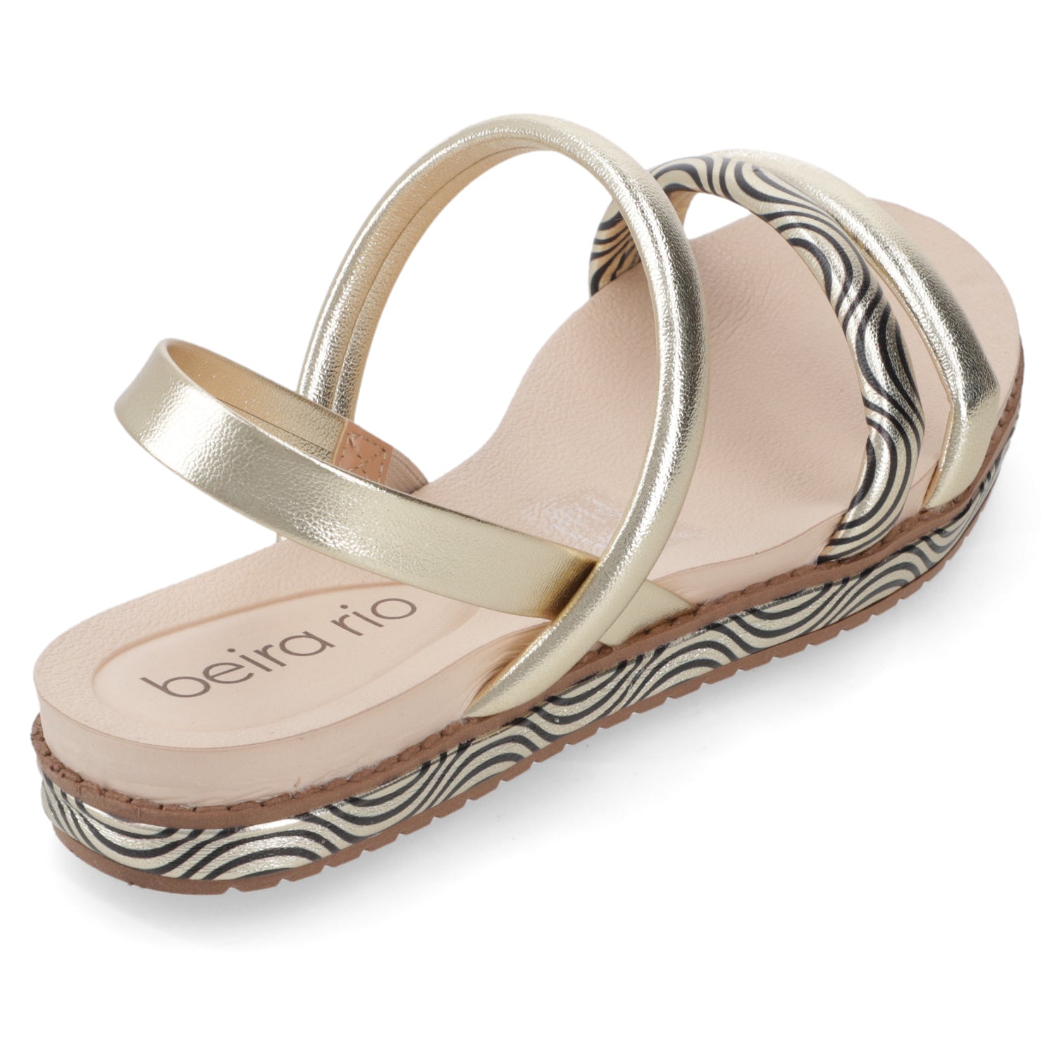 Sandalia Dorado Beira Rio 35 / Dorado