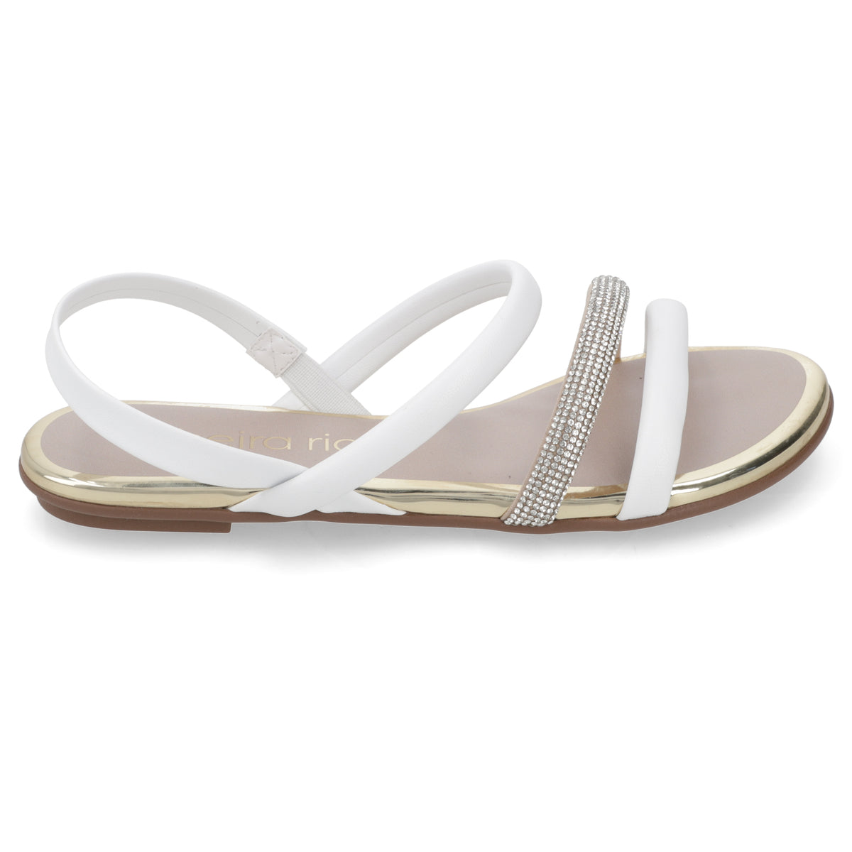 Sandalia Blanco Beira Rio Ecocuero 35 / Blanco