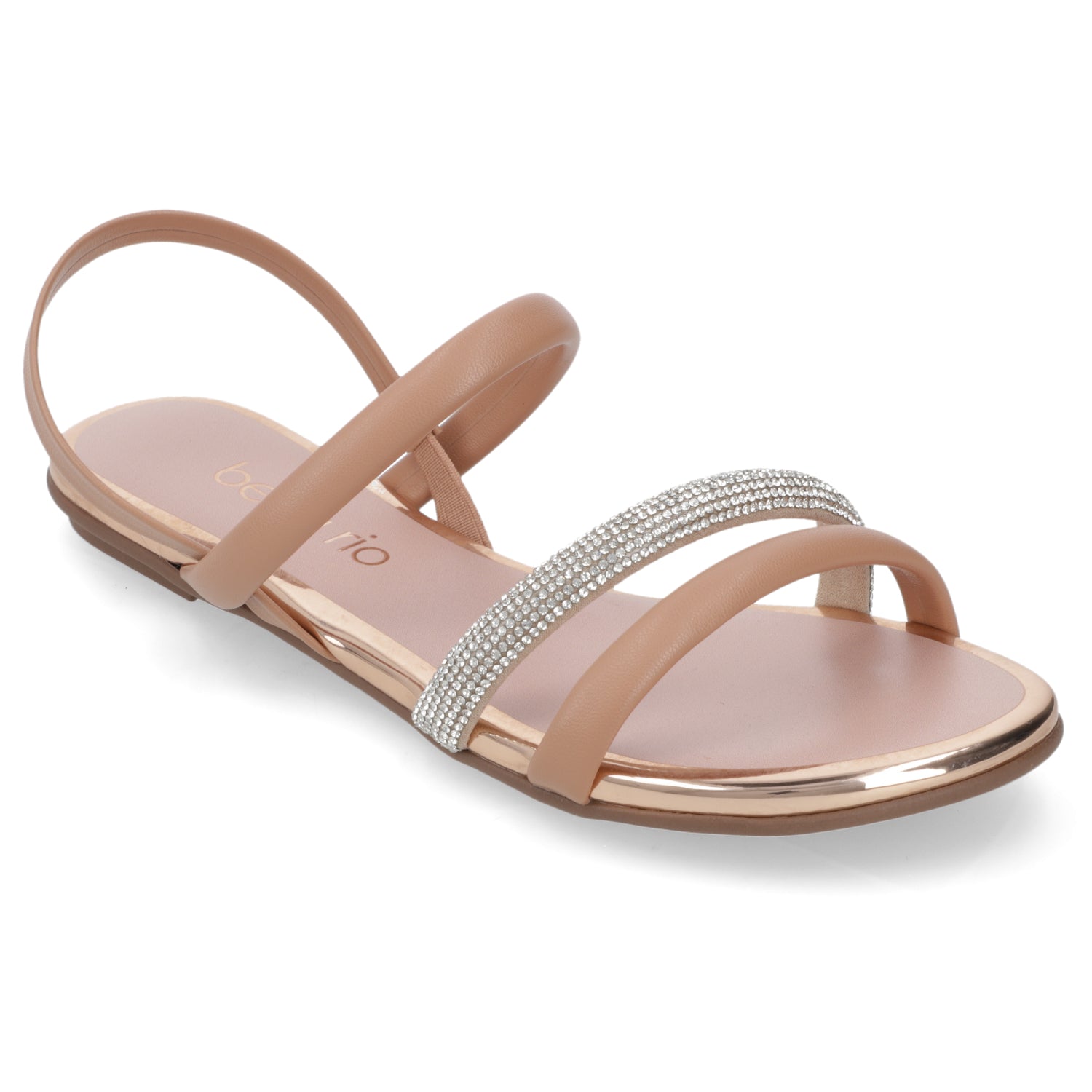 Sandalia Nude Beira Rio Ecocuero 35 / Nude