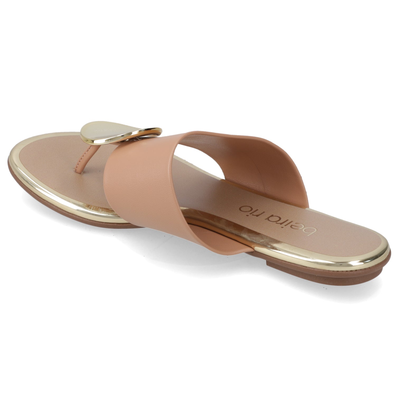 Sandalia Nude Beira Rio Ecocuero