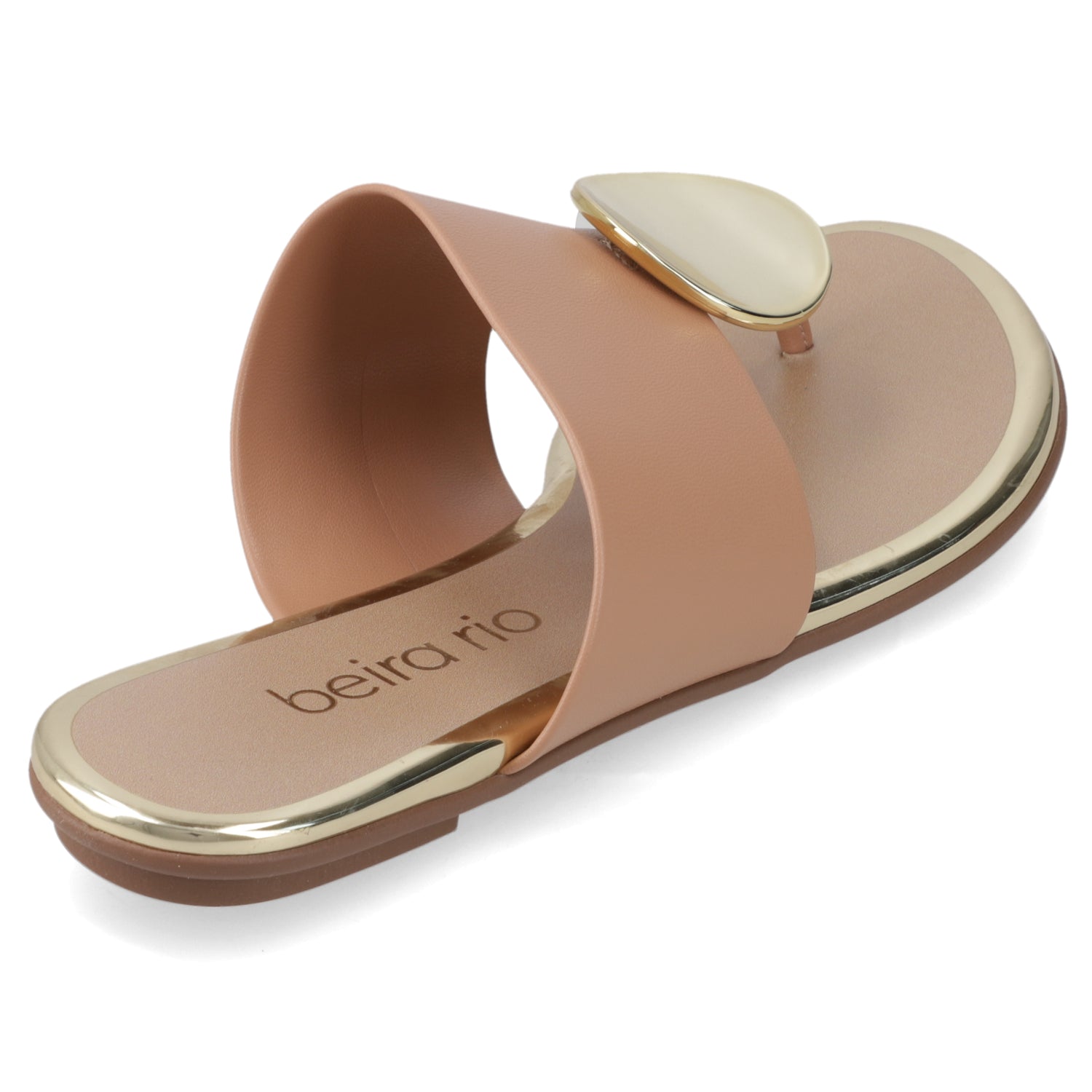 Sandalia Nude Beira Rio Ecocuero