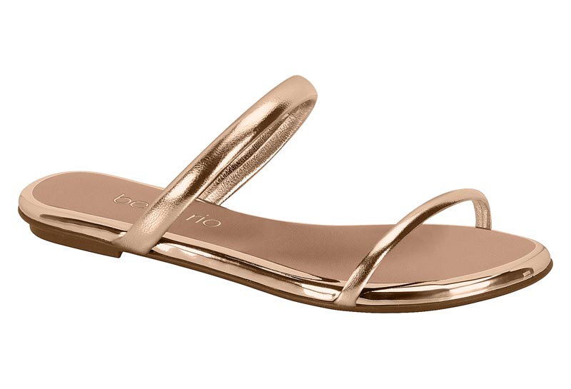 Sandalia Plana Rose Gold Rose Gold / 35