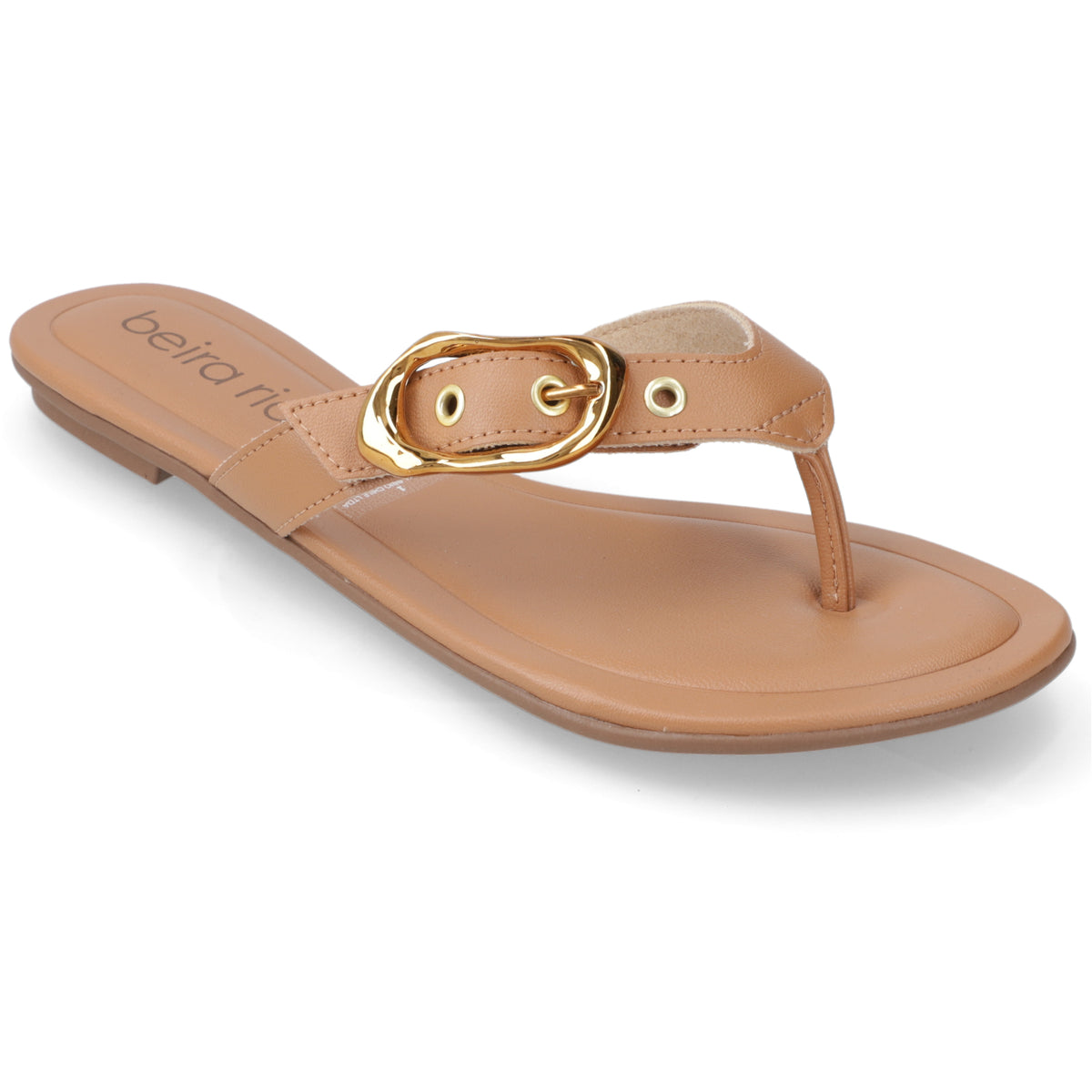Sandalia Camel Beira Rio 35 / Camel