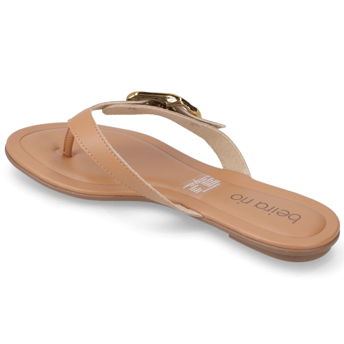 Sandalia Camel Beira Rio 35 / Camel