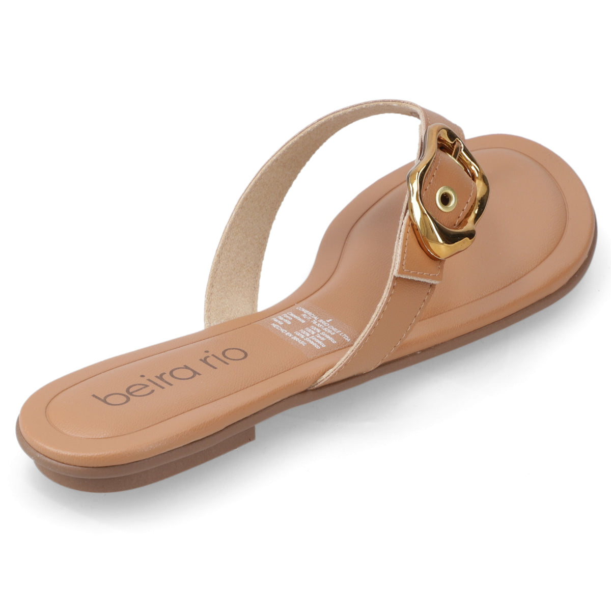 Sandalia Camel Beira Rio 35 / Camel
