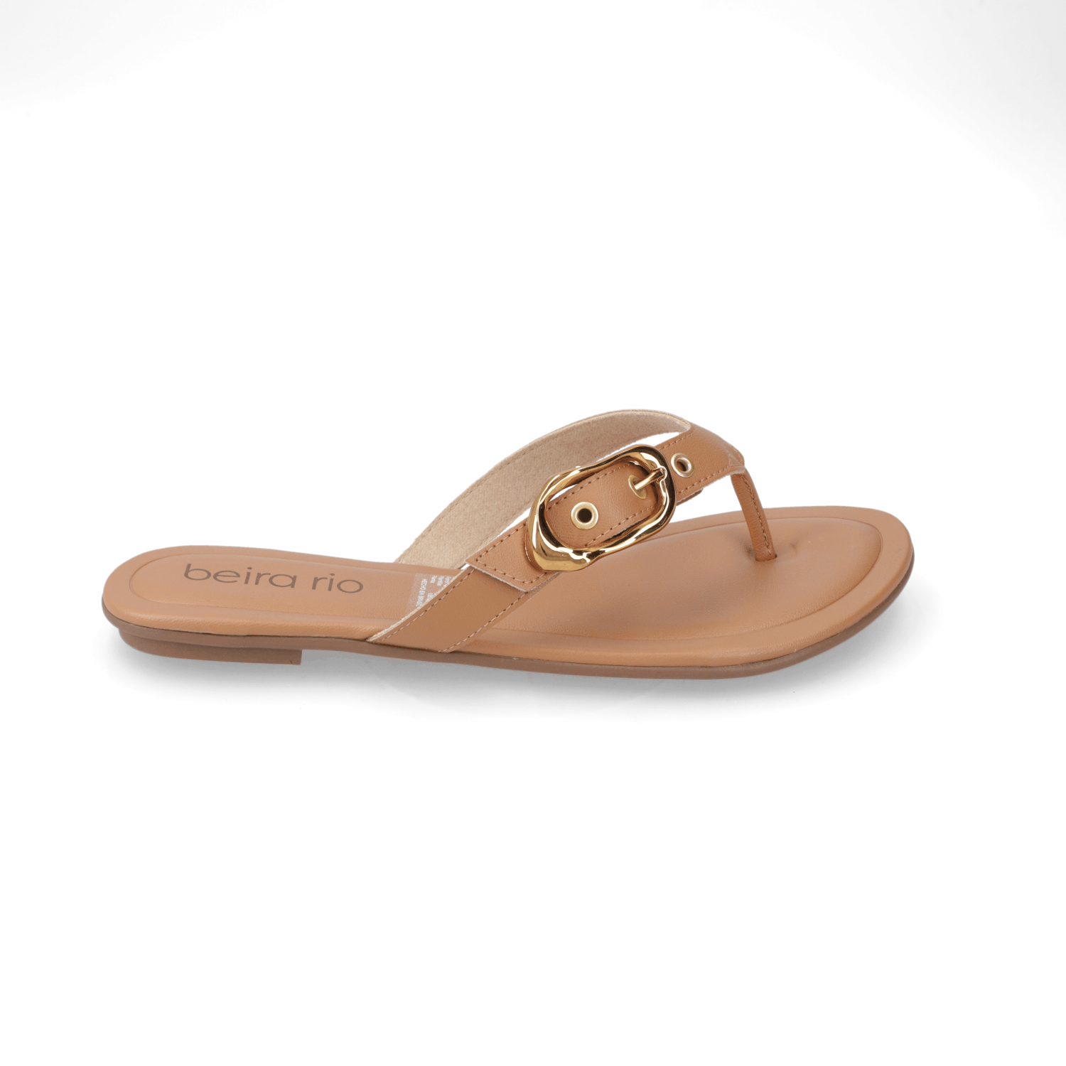 Sandalia Camel Beira Rio 35 / Camel