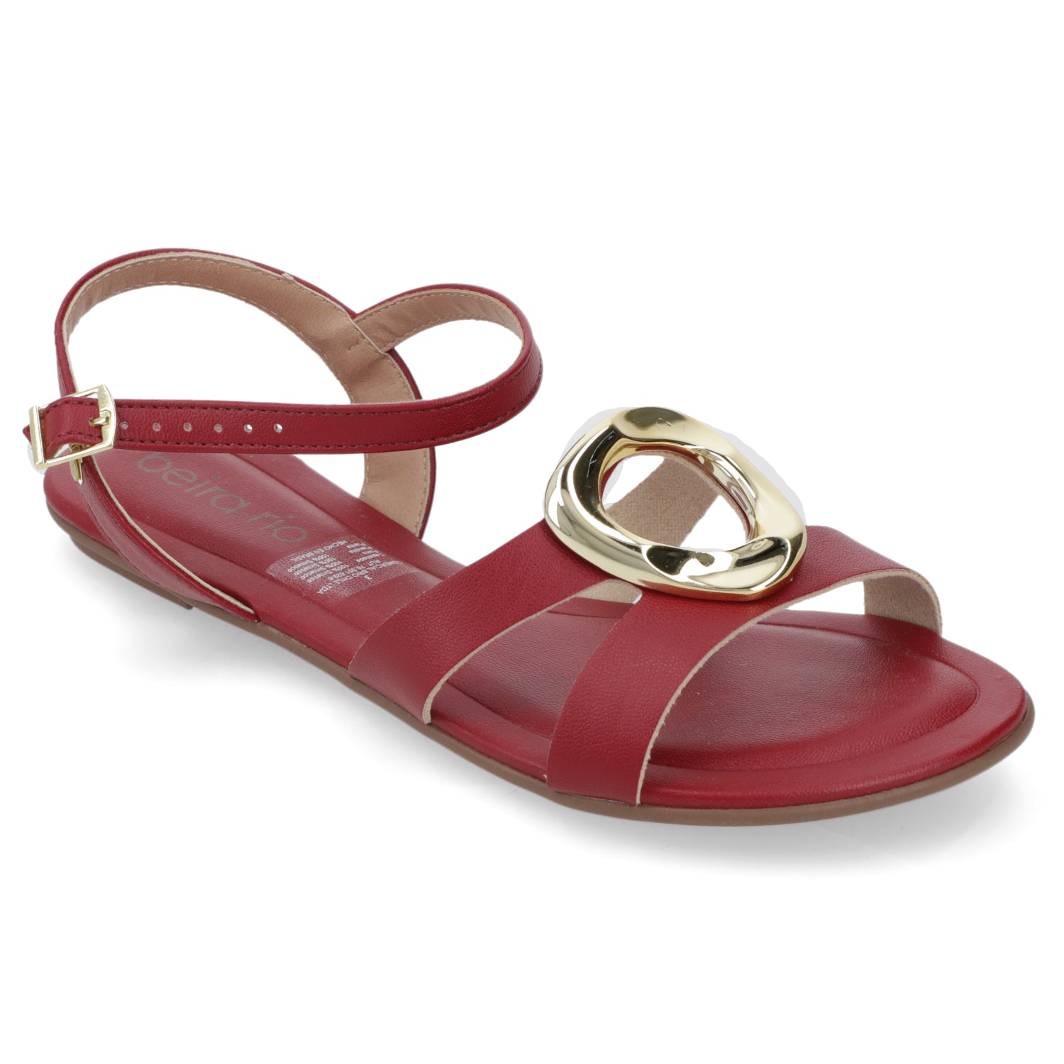 Sandalia Cereza Beira Rio Ecocuero 35 / Cereza