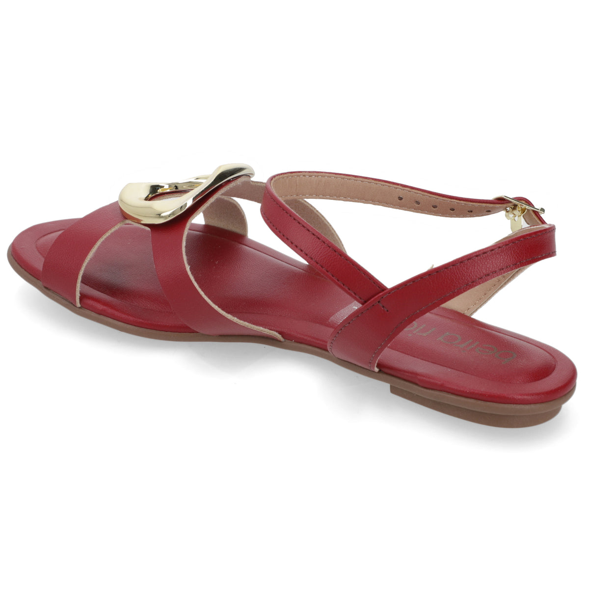 Sandalia Cereza Beira Rio Ecocuero 35 / Cereza