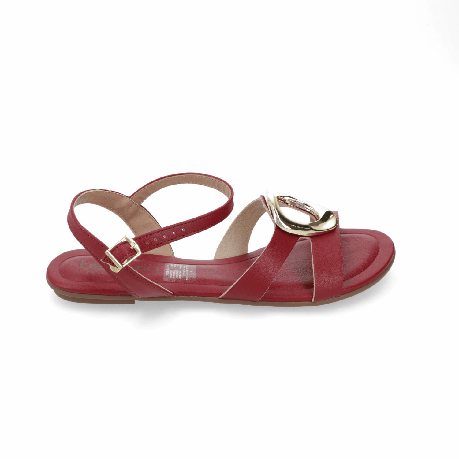 Sandalia Cereza Beira Rio Ecocuero 35 / Cereza