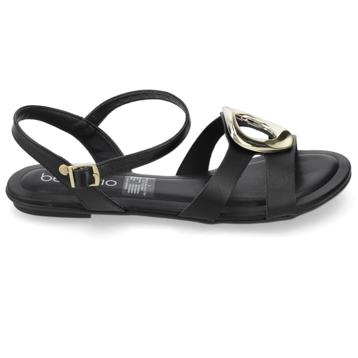 Sandalia Negro Beira Rio Ecocuero 35 / Negro