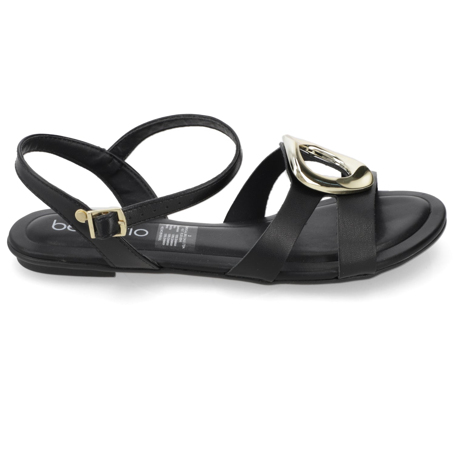 Sandalia Negro Beira Rio Ecocuero 35 / Negro