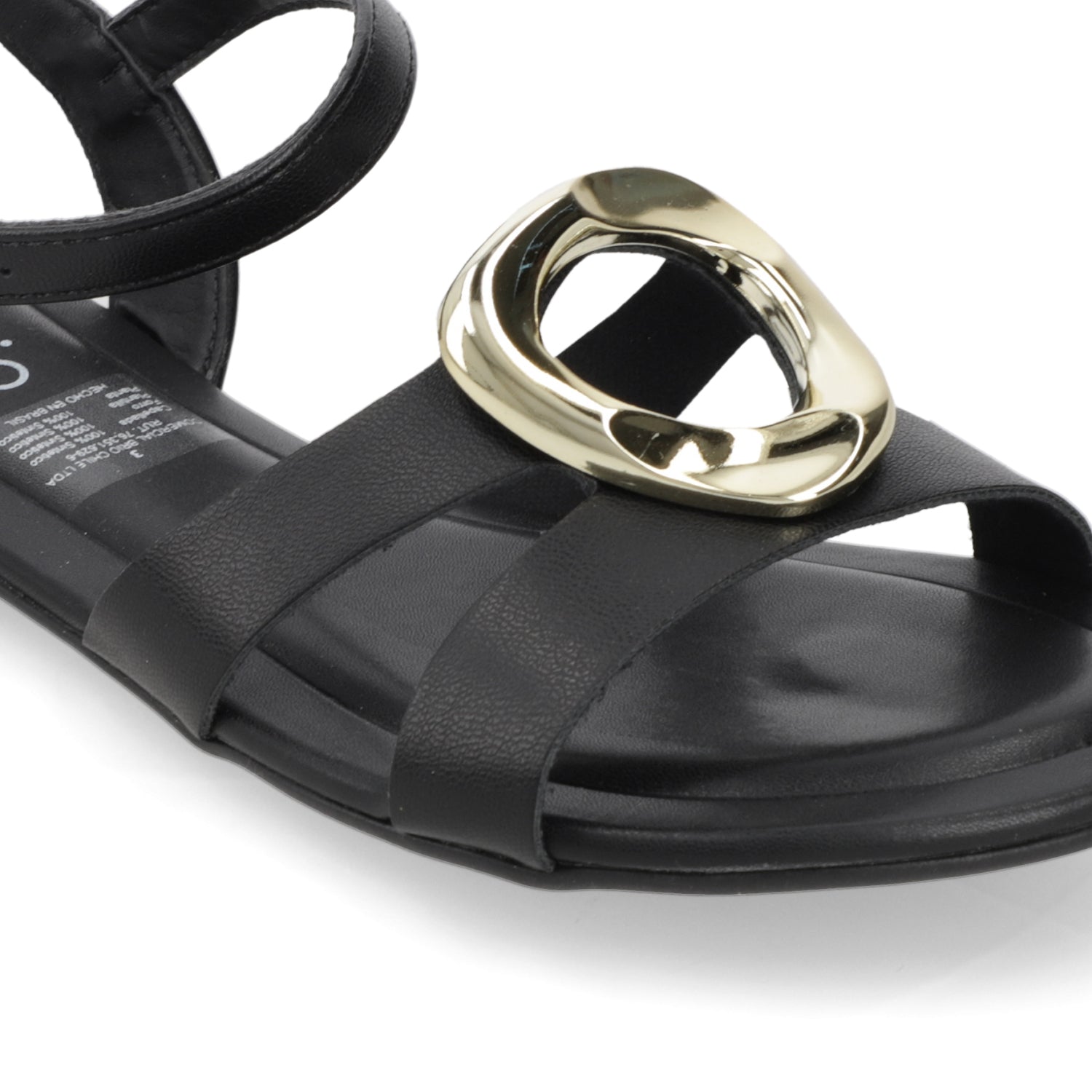 Sandalia Negro Beira Rio Ecocuero 35 / Negro