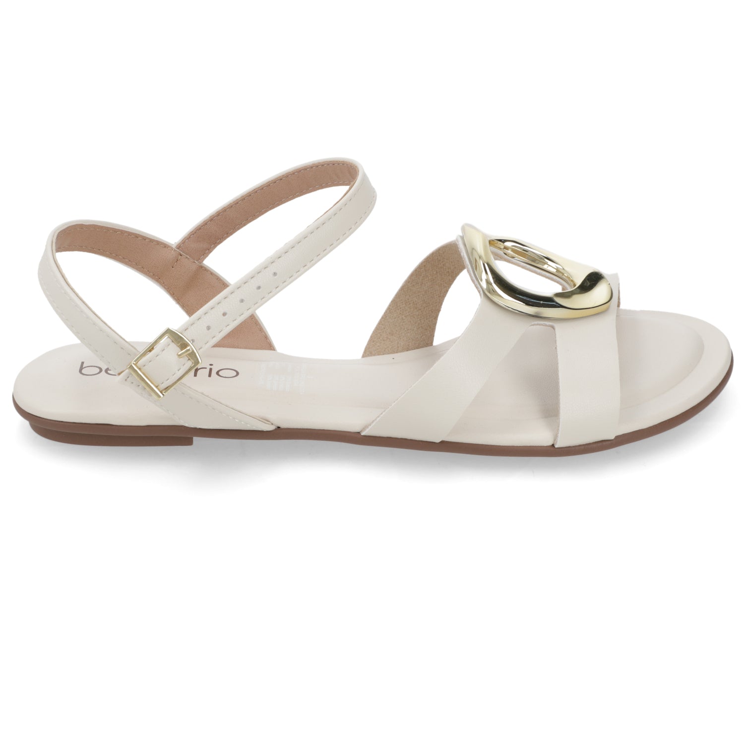 Sandalia Blanco OFF Beira Rio Ecocuero 35 / Blanco OFF