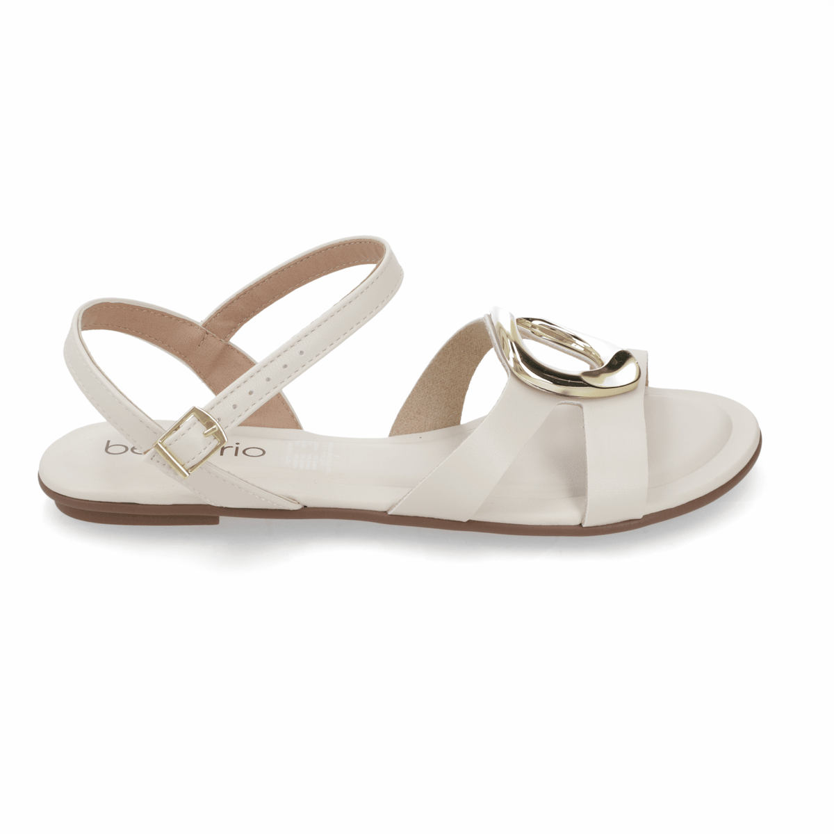 Sandalia Blanco OFF Beira Rio Ecocuero 35 / Blanco OFF