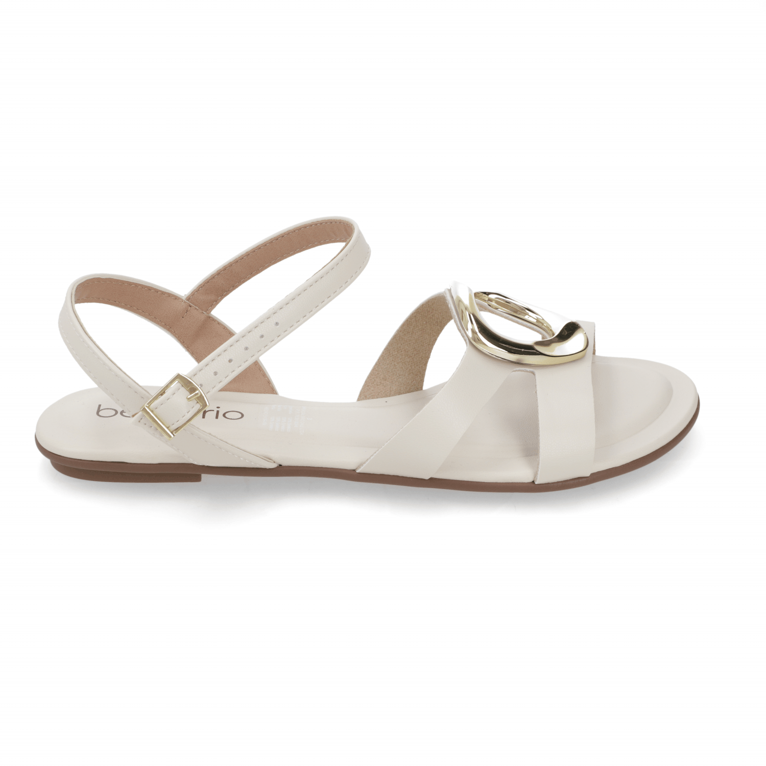 Sandalia Blanco OFF Beira Rio Ecocuero 35 / Blanco OFF