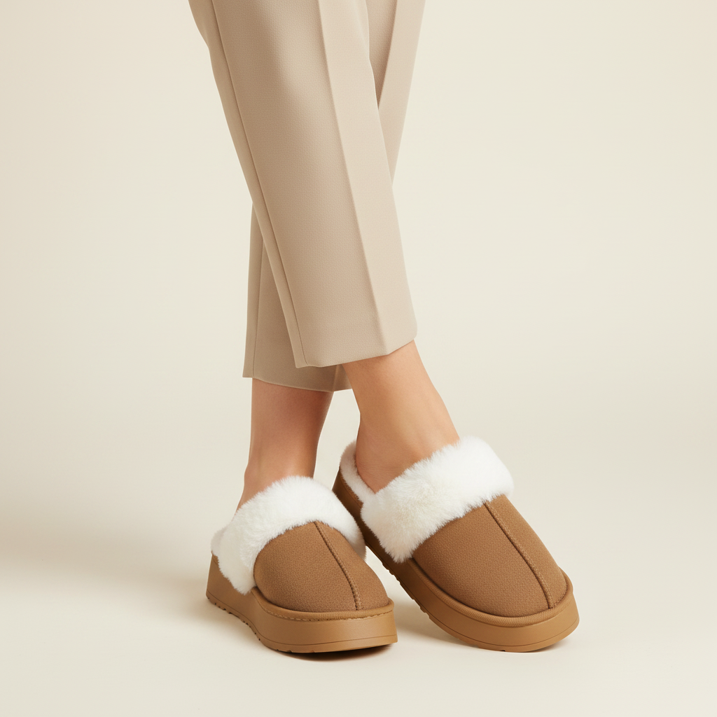 Pantufla Soft Winter Café