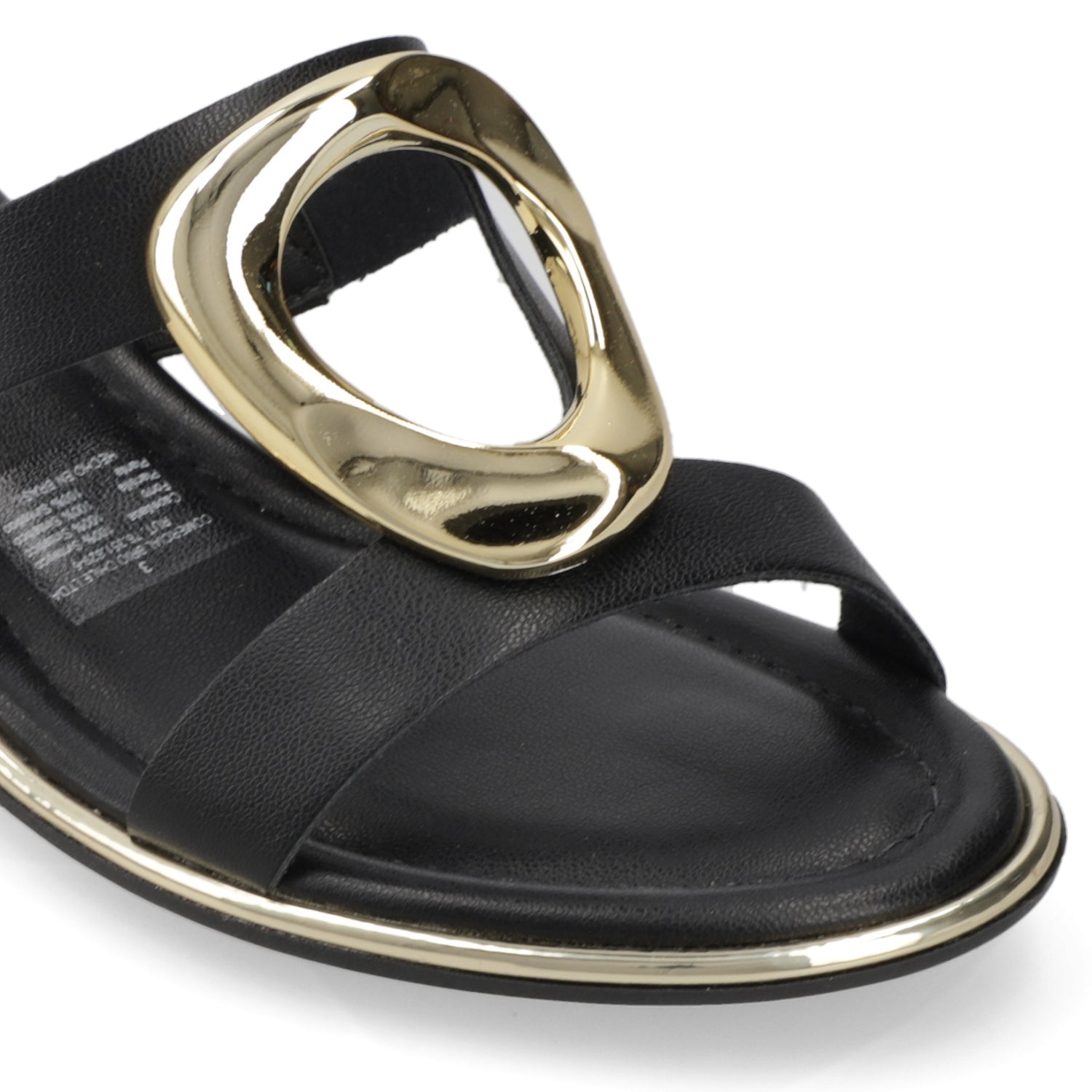 Sandalia Taco Ancho Medio Negro Beira Rio 35 / Negro