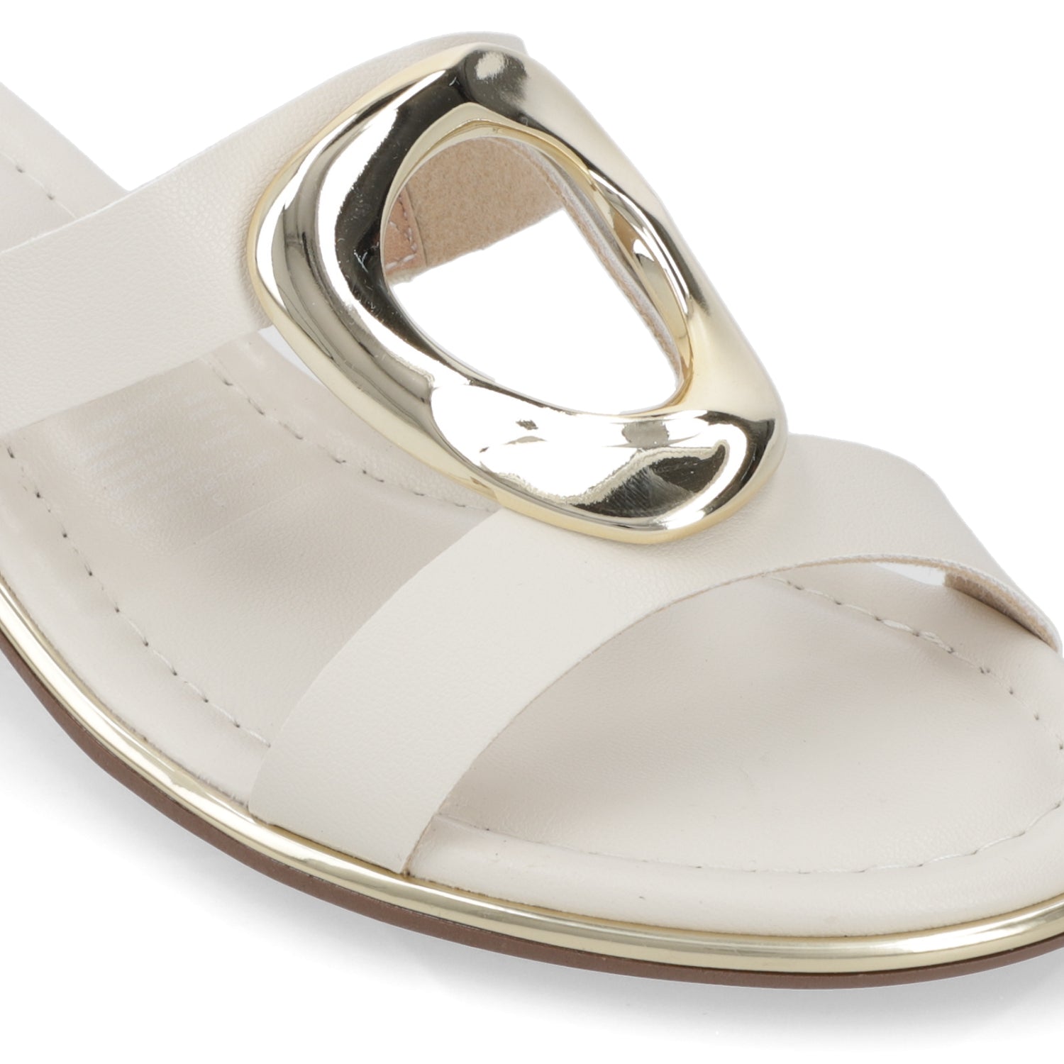 Sandalia Taco Ancho Medio Blanco OFF Beira Rio 35 / Blanco OFF