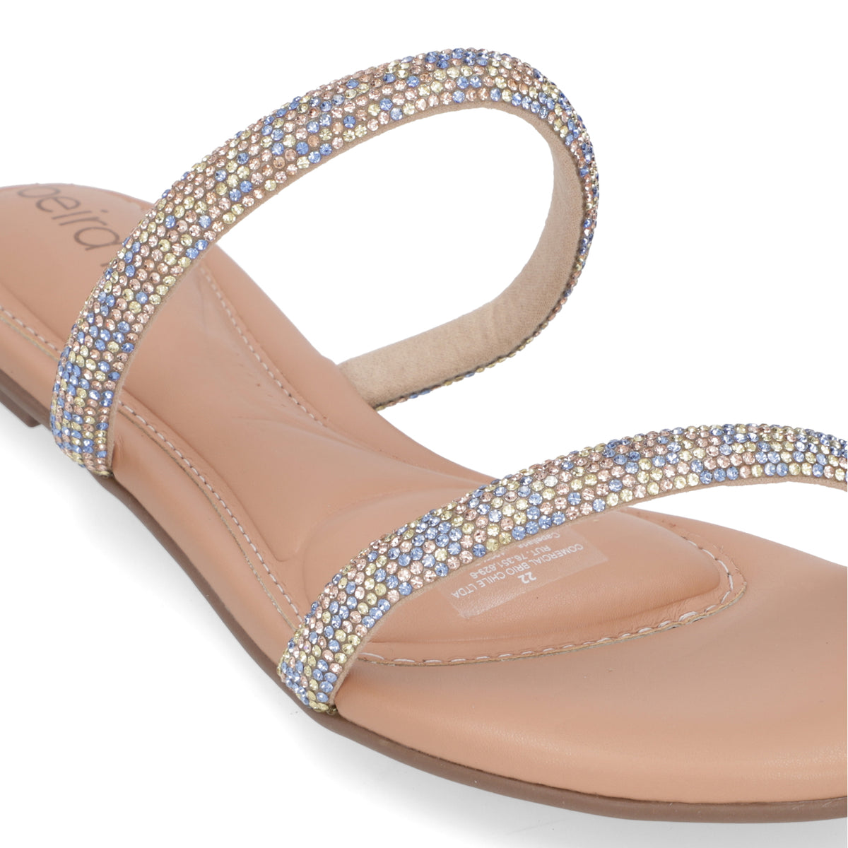 Sandalia Plana Beira Rio Nude 8384-652-26530-93863