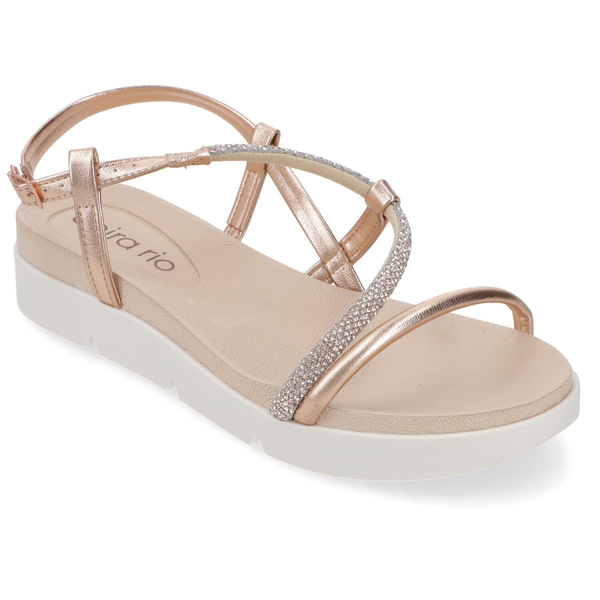 Sandalia Rose Gold Beira Rio 35 / Rose Gold