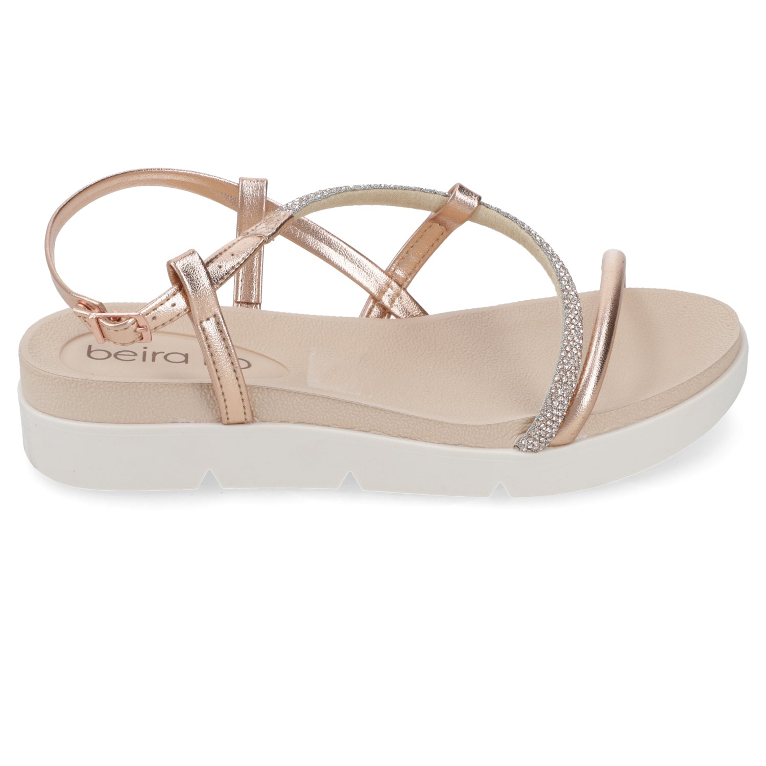 Sandalia Rose Gold Beira Rio 35 / Rose Gold