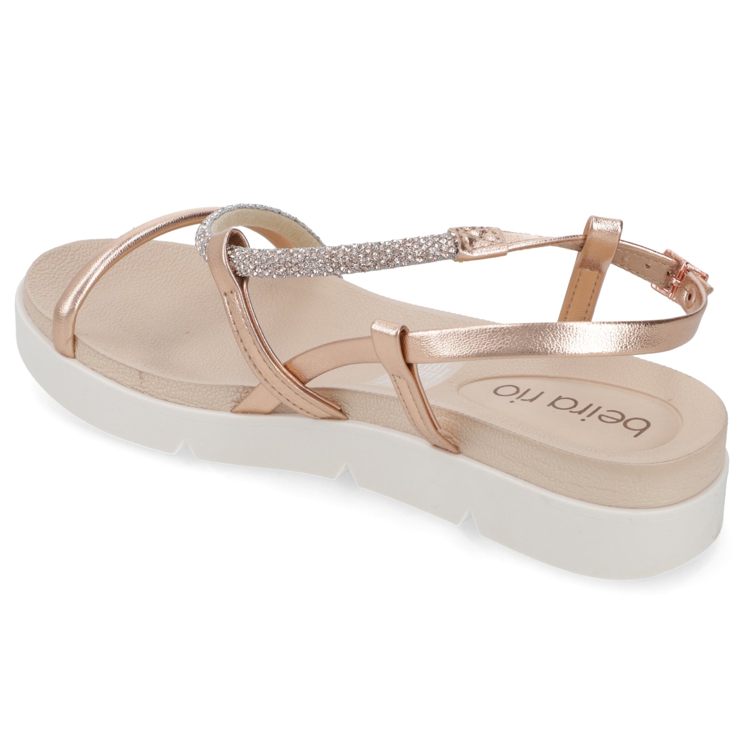 Sandalia Rose Gold Beira Rio 35 / Rose Gold