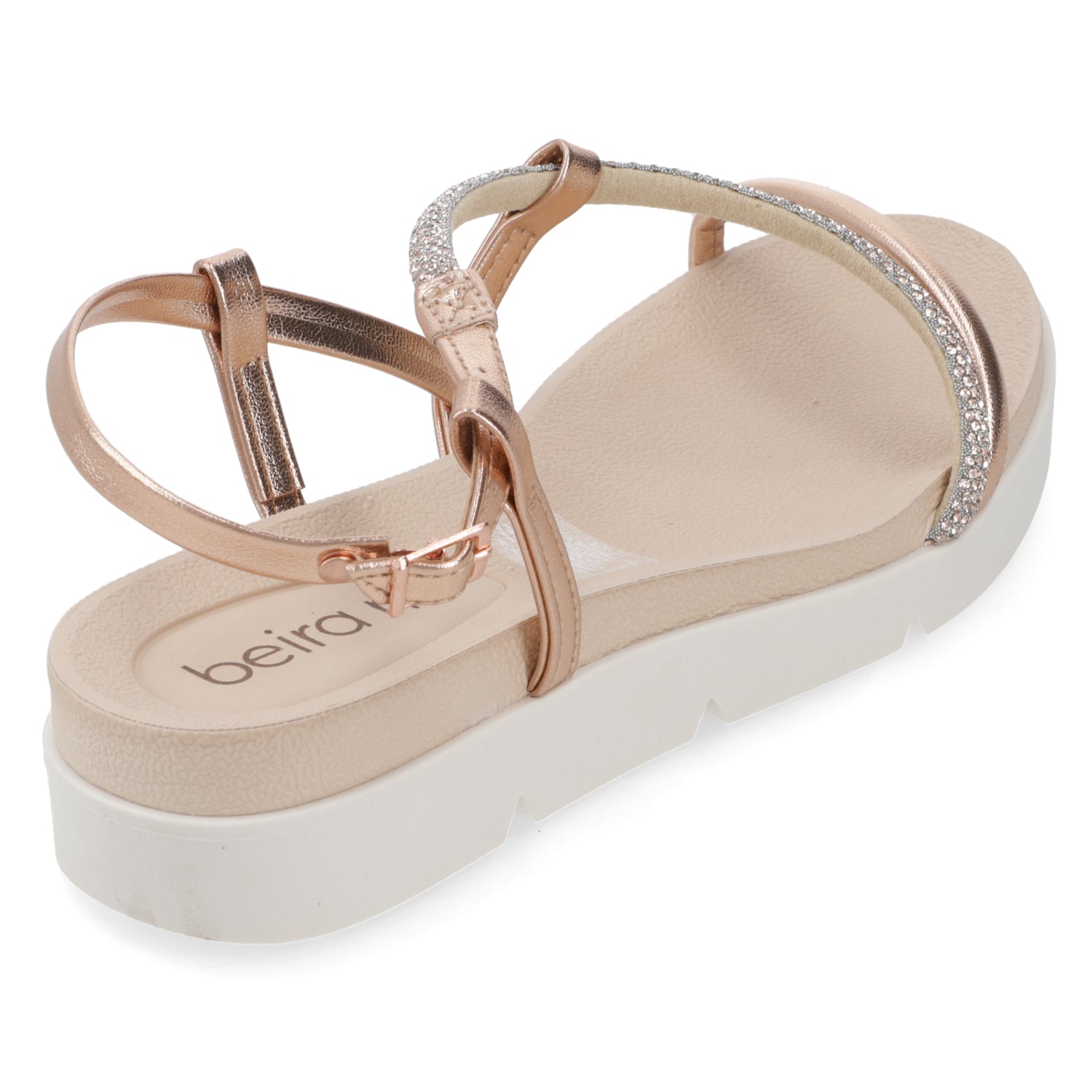 Sandalia Rose Gold Beira Rio 35 / Rose Gold