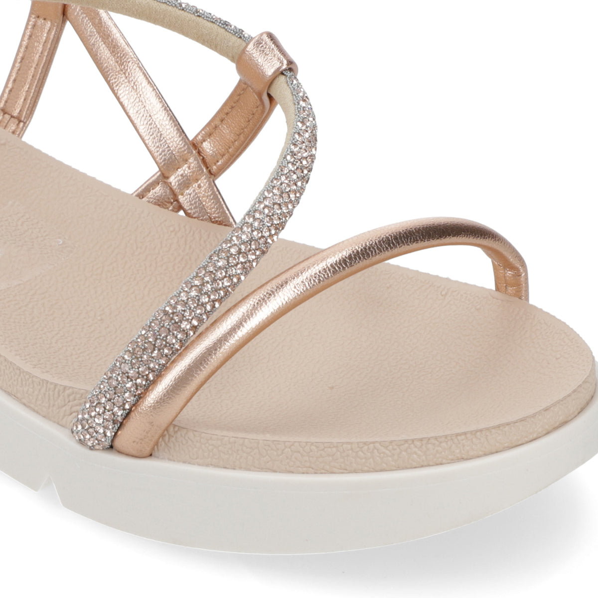 Sandalia Rose Gold Beira Rio 35 / Rose Gold