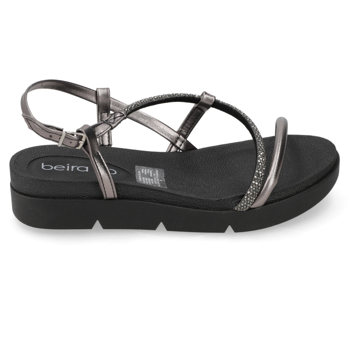 Sandalia Negro Beira Rio 35 / Negro
