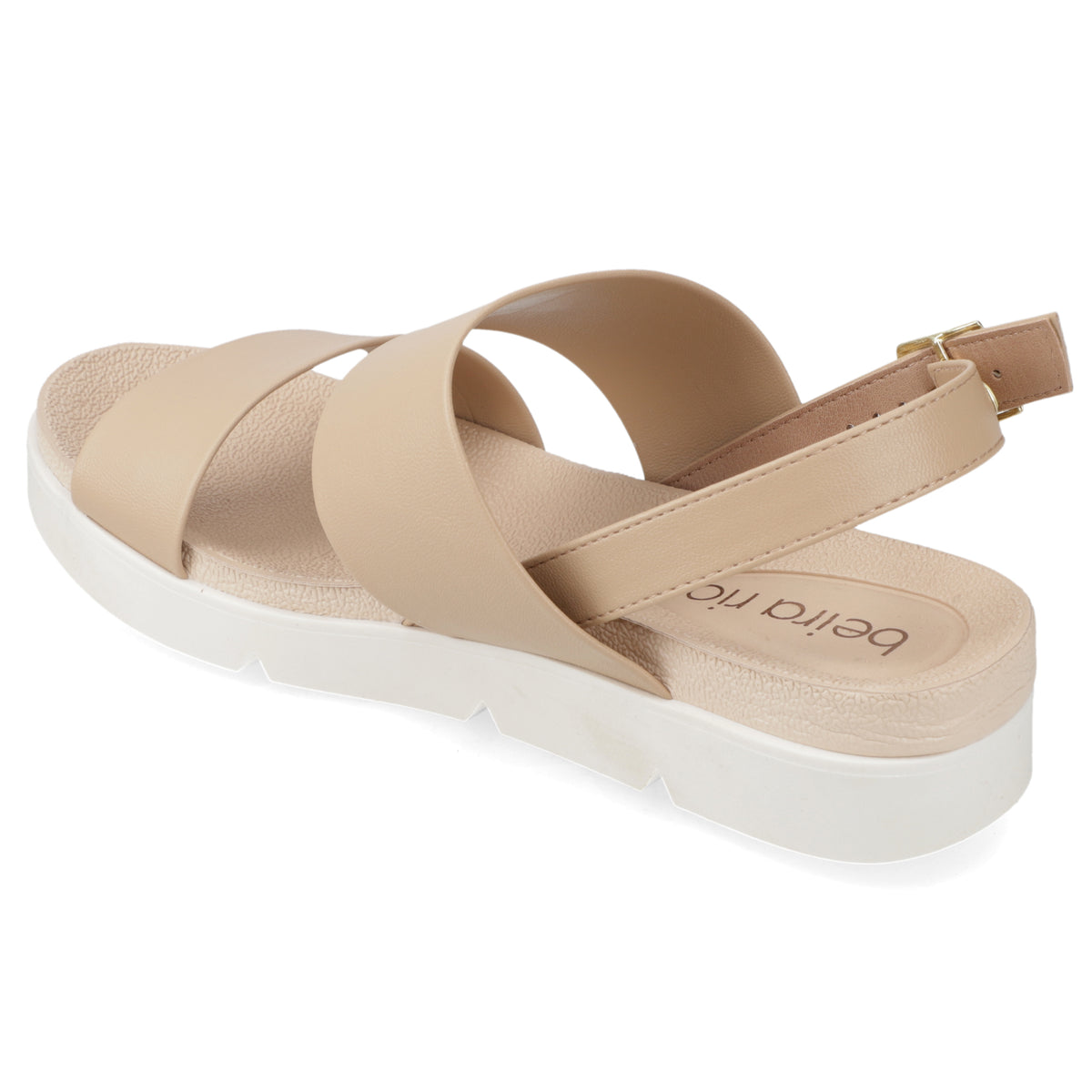 Sandalia Beige Beira Rio Ecocuero 35 / Beige