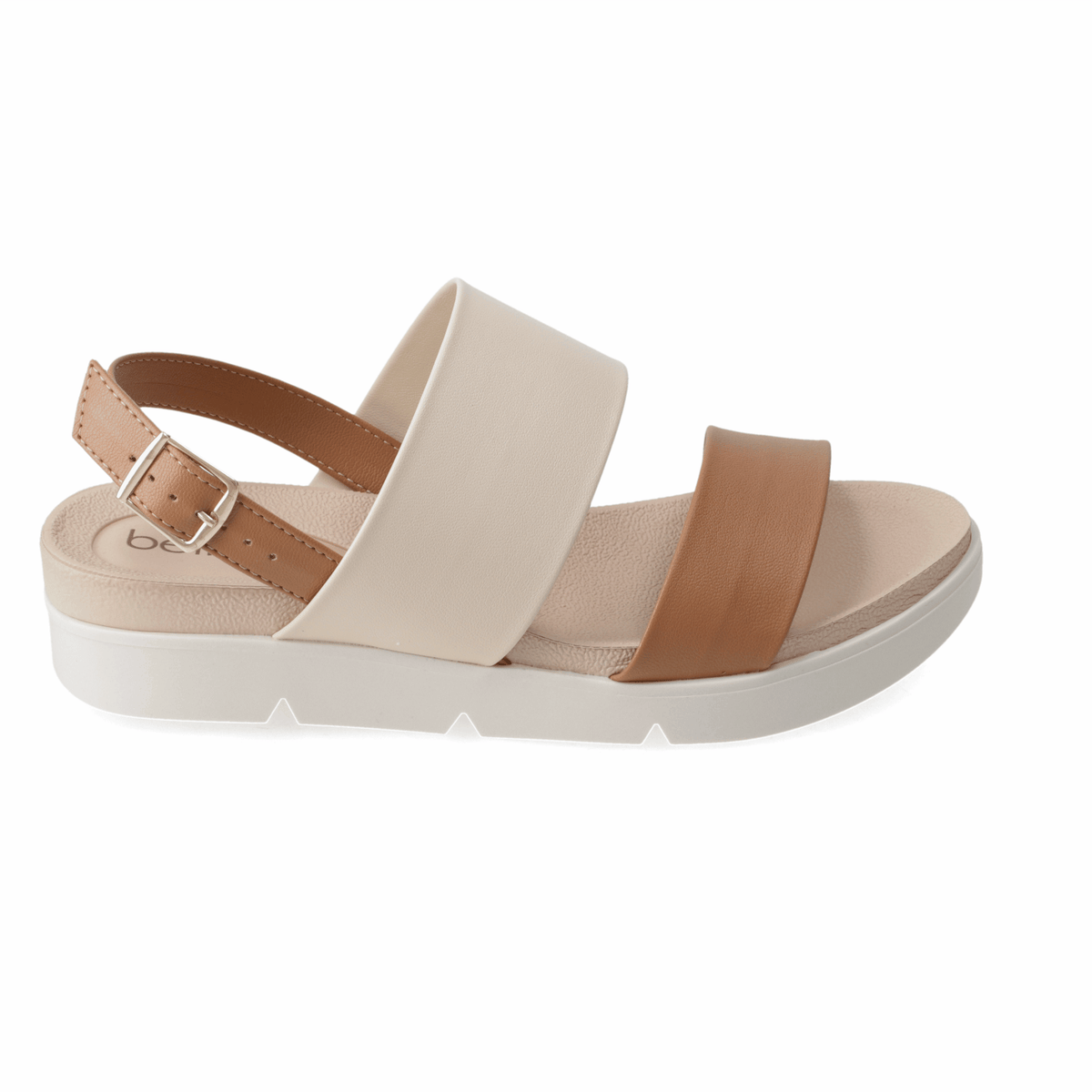 Sandalia Crema Beira Rio Ecocuero 35 / Crema