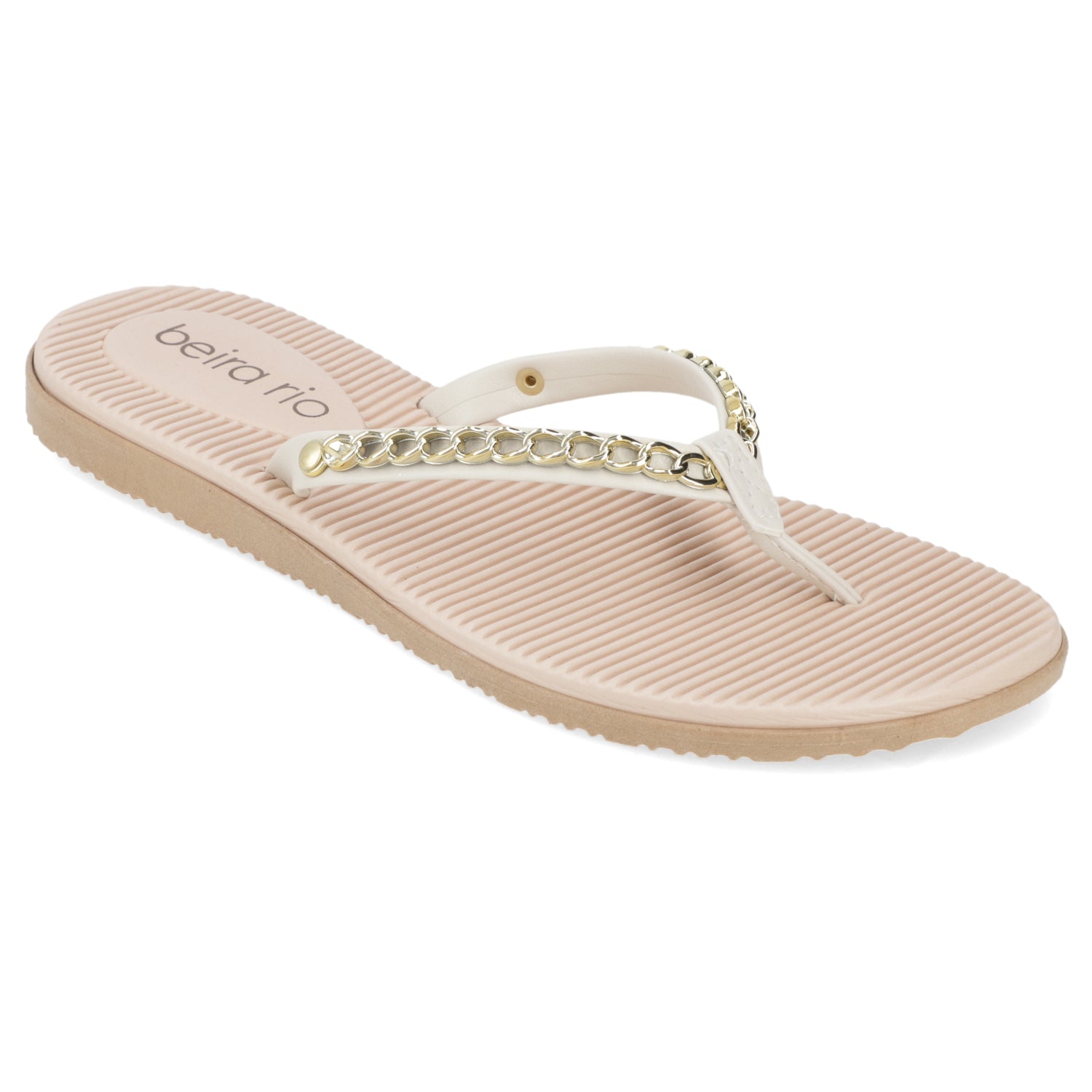 Sandalia Blanco OFF Beira Rio Ecocuero 35 / Blanco OFF