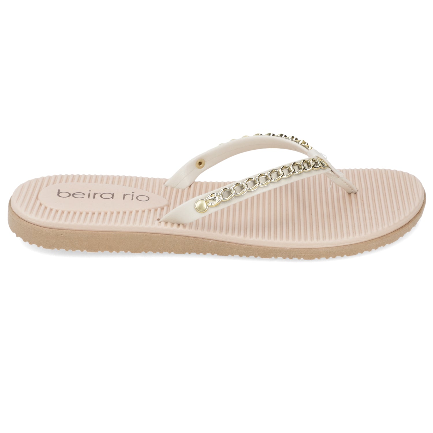 Sandalia Blanco OFF Beira Rio Ecocuero 35 / Blanco OFF