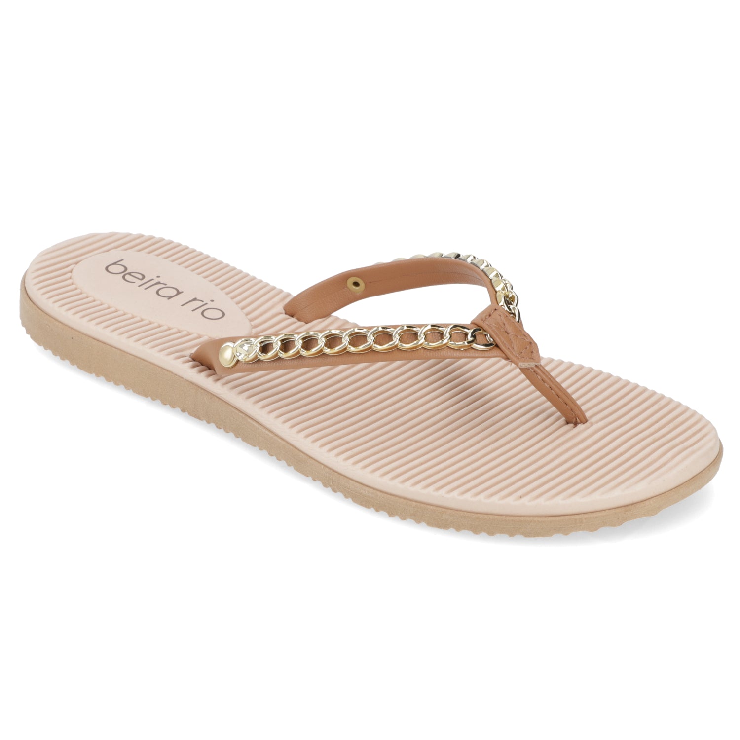 Sandalia Camel Beira Rio Ecocuero 35 / Camel