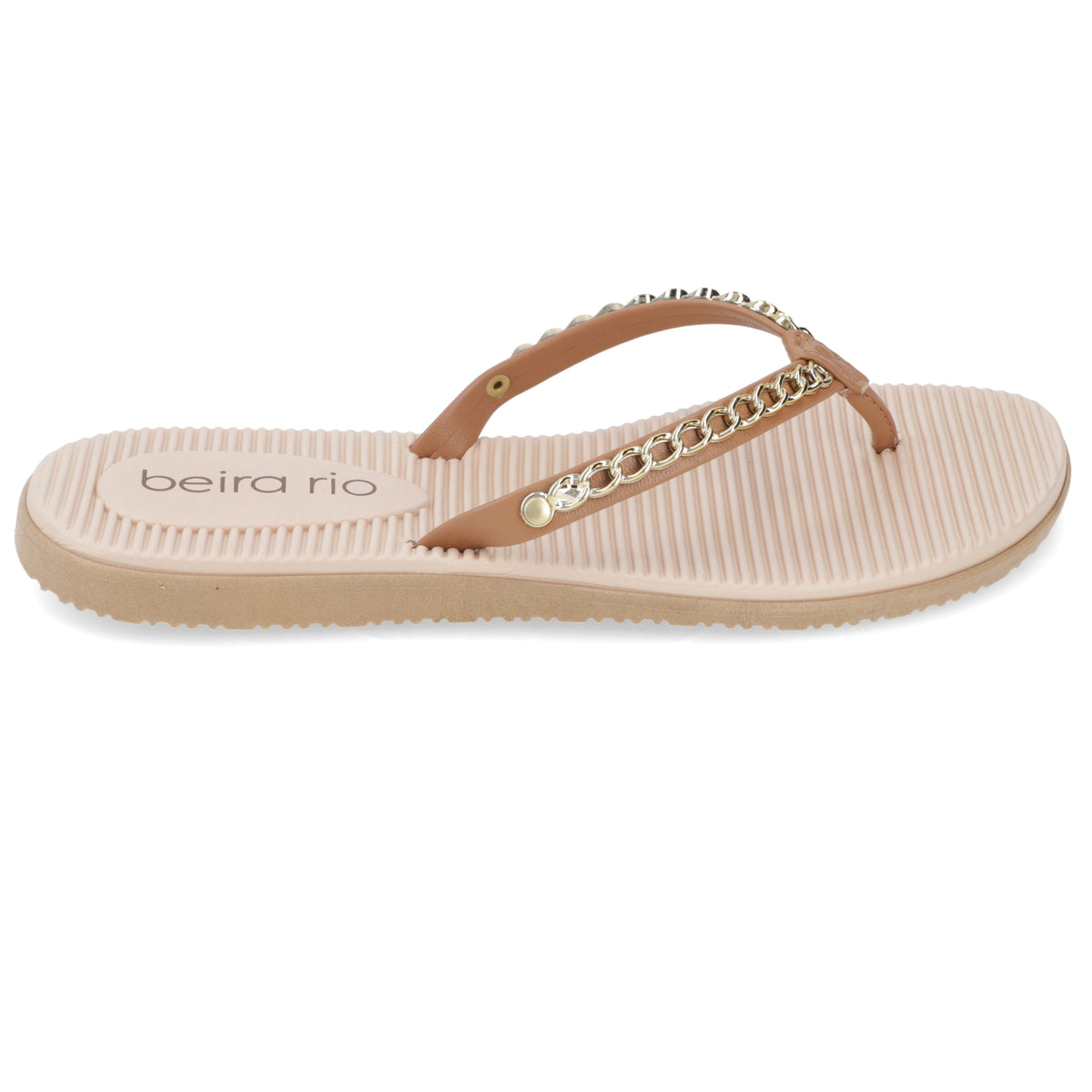 Sandalia Camel Beira Rio Ecocuero 35 / Camel