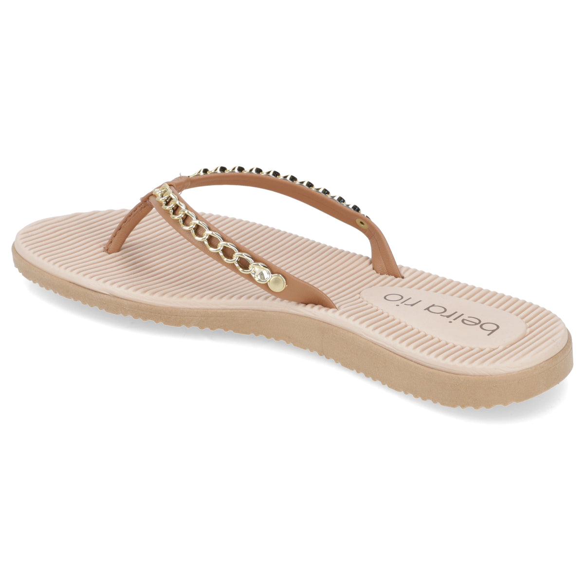 Sandalia Camel Beira Rio Ecocuero 35 / Camel