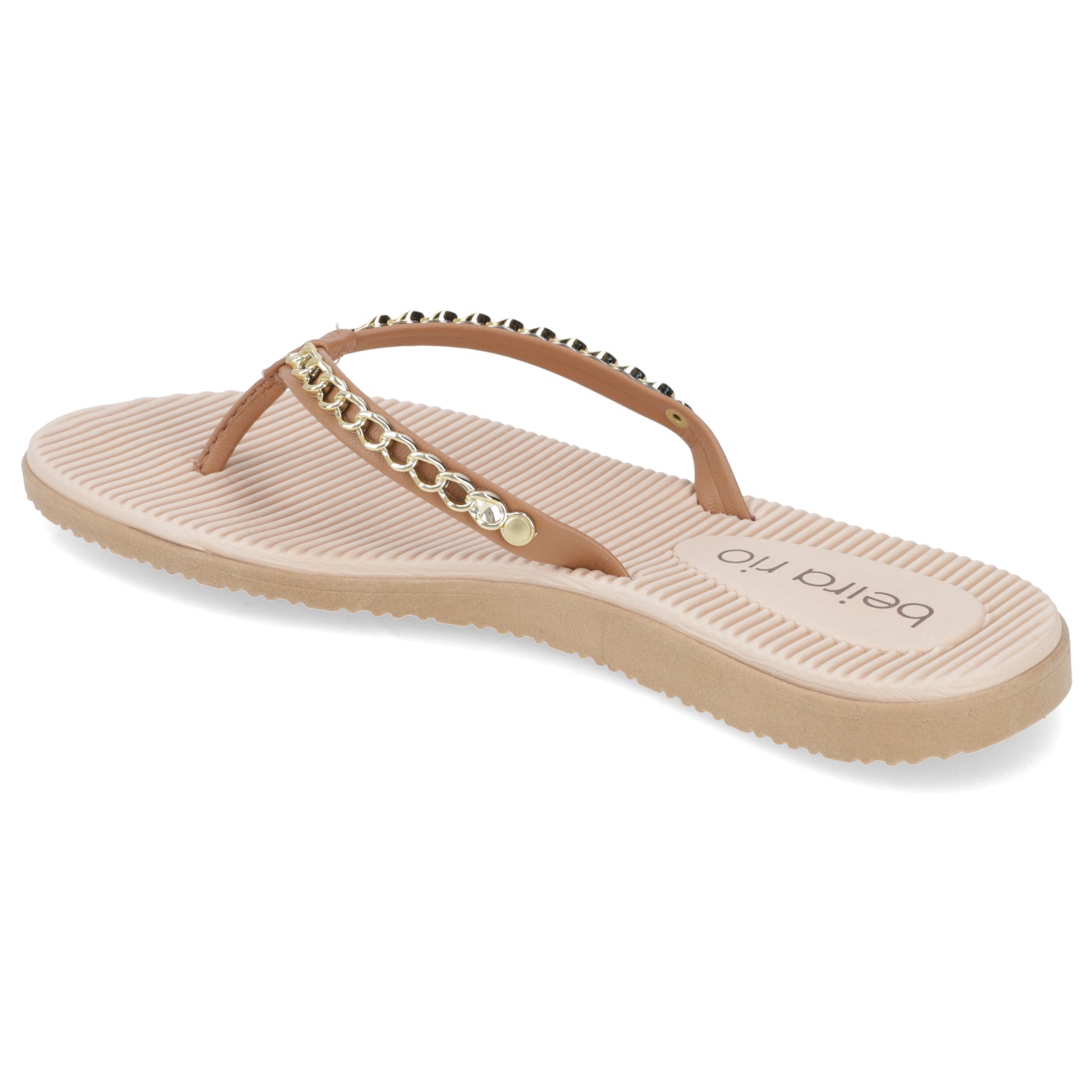 Sandalia Camel Beira Rio Ecocuero 35 / Camel