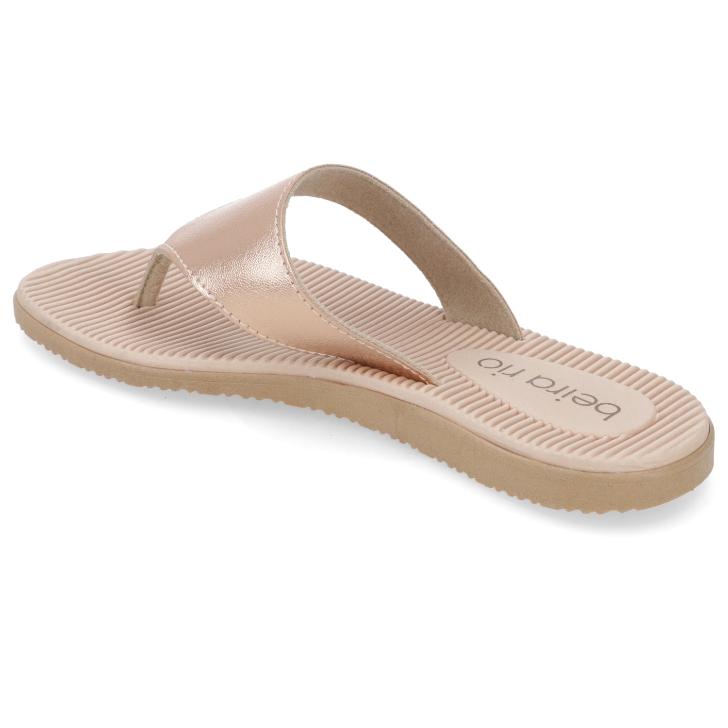 Sandalia Rose Gold Beira Rio Ecocuero Metalizado 35 / Rose Gold