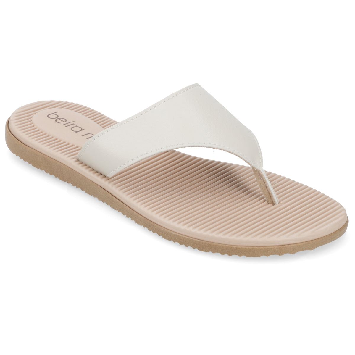 Sandalia Blanco OFF Beira Rio Ecocuero 35 / Blanco OFF