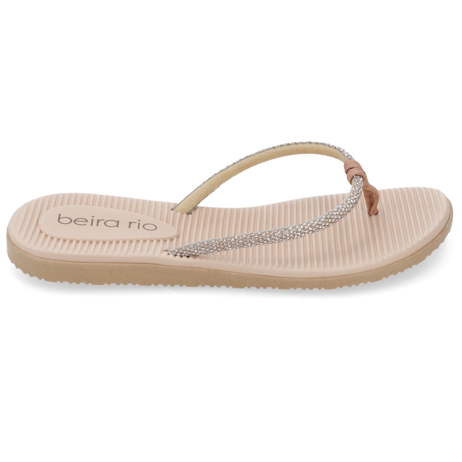 Sandalia Nude Beira Rio Ecocuero 35 / Nude