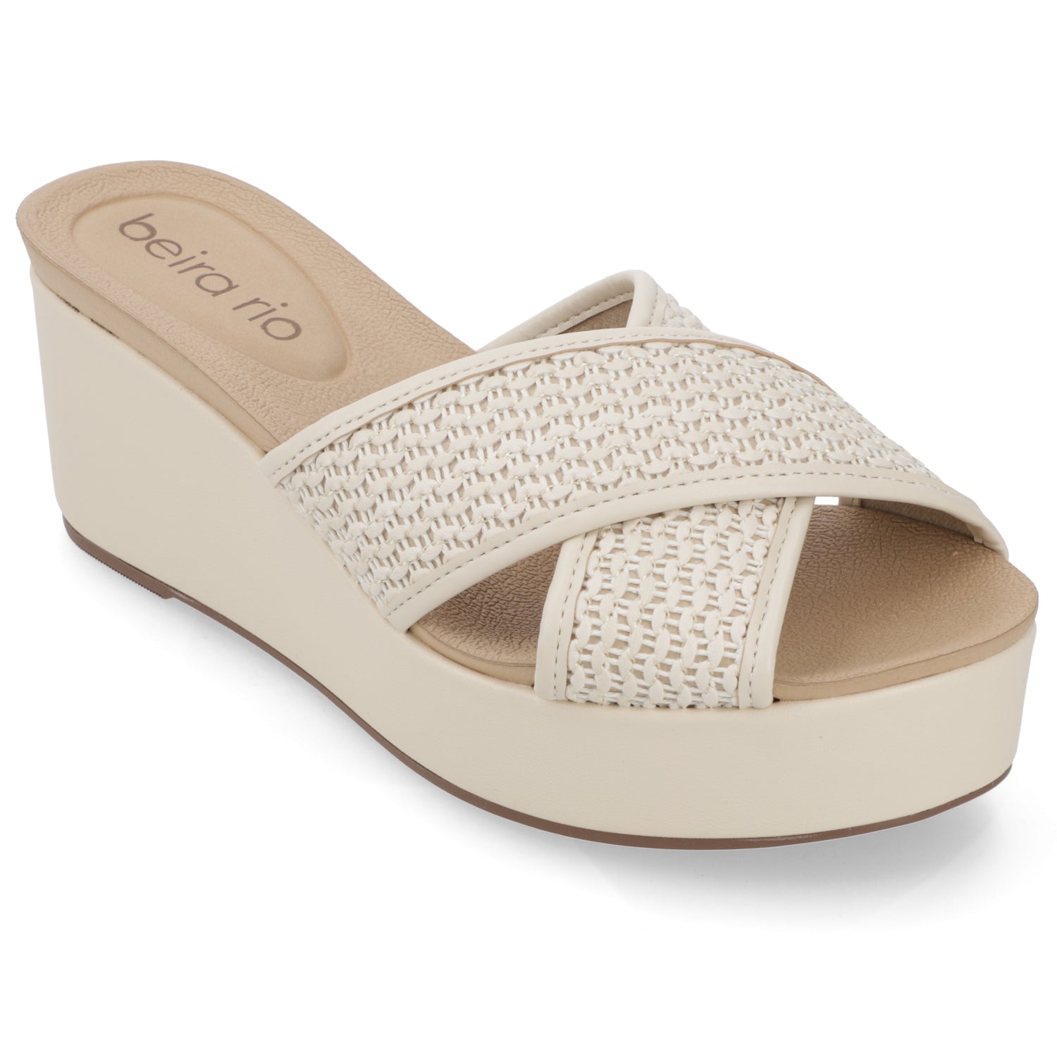 Sandalia Crema Beira Rio 35 / Crema