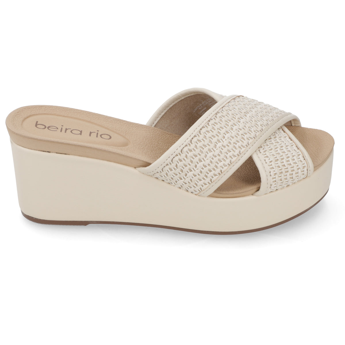 Sandalia Crema Beira Rio 35 / Crema