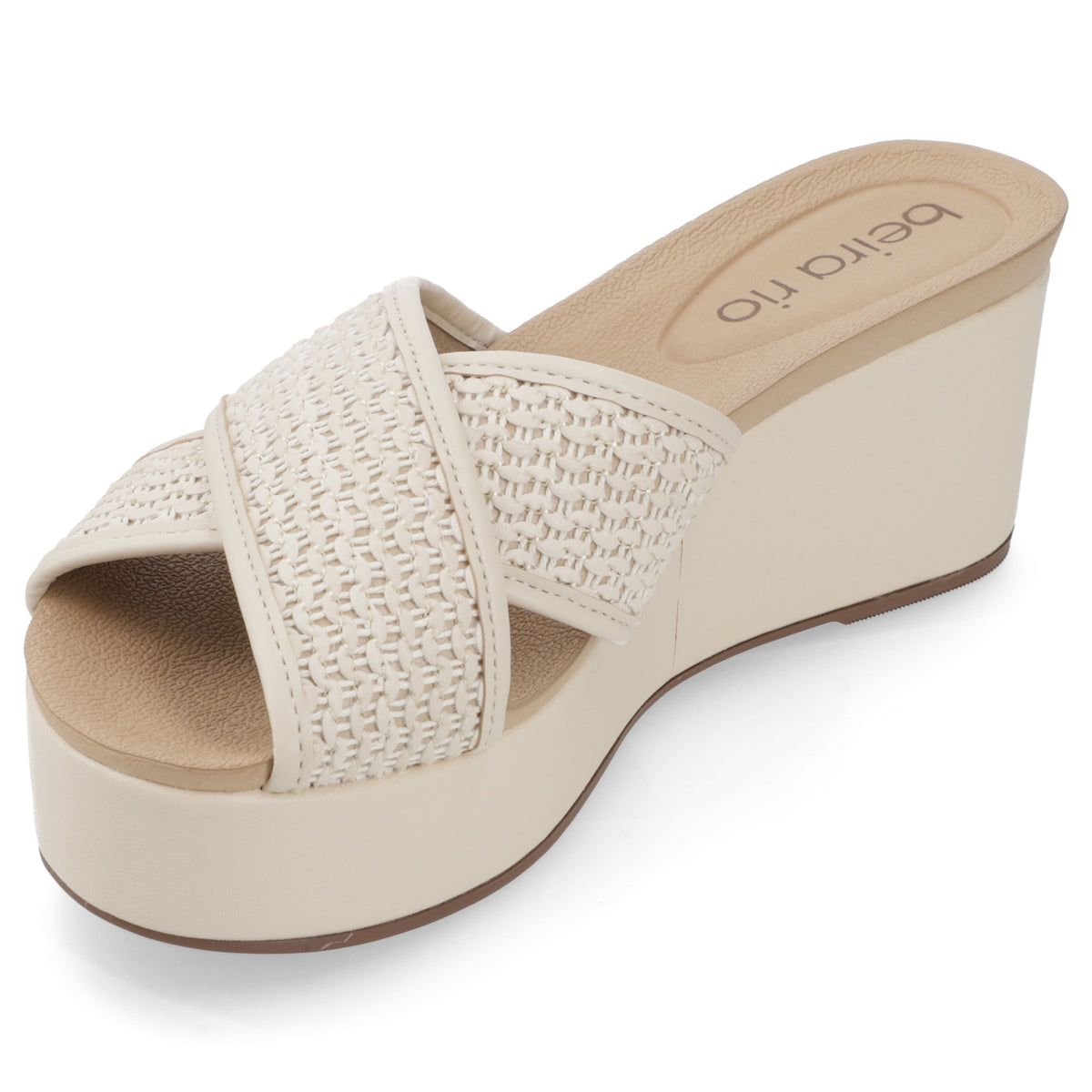 Sandalia Crema Beira Rio 35 / Crema