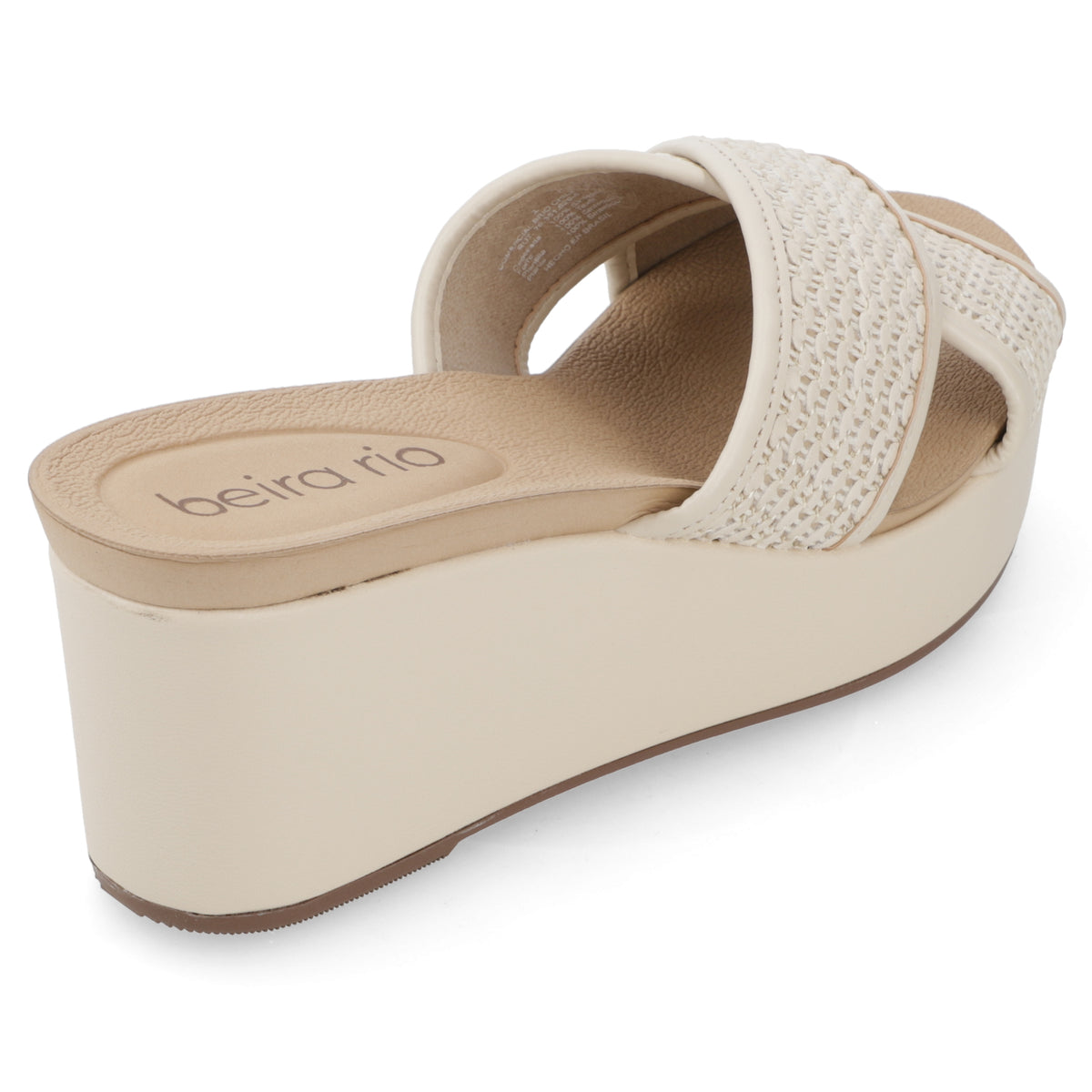 Sandalia Crema Beira Rio 35 / Crema