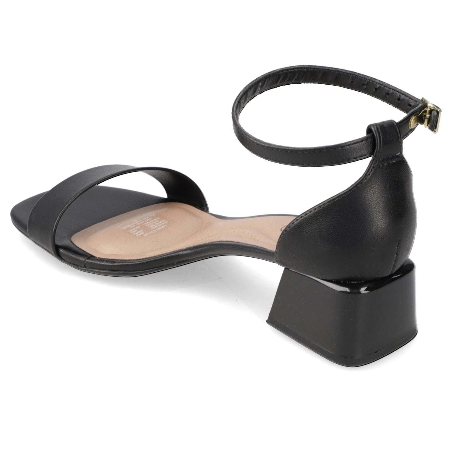 Sandalia Taco Ancho Bajo Negro Beira Rio 35 / Negro